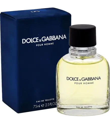 DOLCE GABBANA POUR HOMME EAU DE TOILETTE 75ML VAPORIZADOR