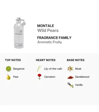 MONTALE WILD PEARS EAU DE PARFUM 100ML VAPORIZADOR