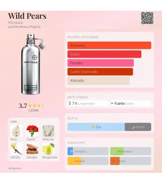 MONTALE WILD PEARS EAU DE PARFUM 100ML VAPORIZADOR
