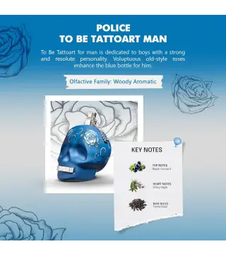POLICE TATTOO ART EAU DE TOILETTE 40ML VAPORIZADOR