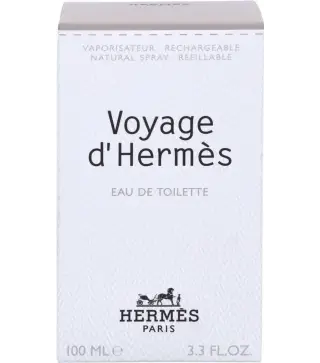 HERMES PARIS VOYAGE EAU DE TOILETTE RECARGABLE 100ML VAPORIZADOR