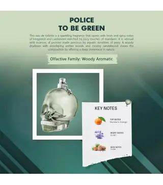 POLICE TO BE GREEN EAU DE TOILETTE 125ML VAPORIZADOR