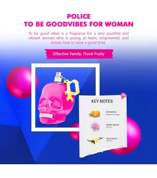 POLICE TO BE GOOD VIBES EAU DE PARFUM 125ML VAPORIZADOR