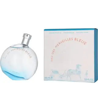 HERMES PARIS BLEUE EAU MERVEILLES EAU DE TOILETTE 100ML VAPORIZADOR