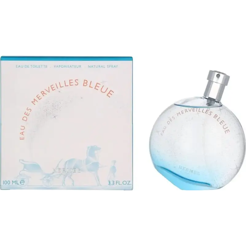 HERMES PARIS BLEUE EAU MERVEILLES EAU DE TOILETTE 100ML VAPORIZADOR