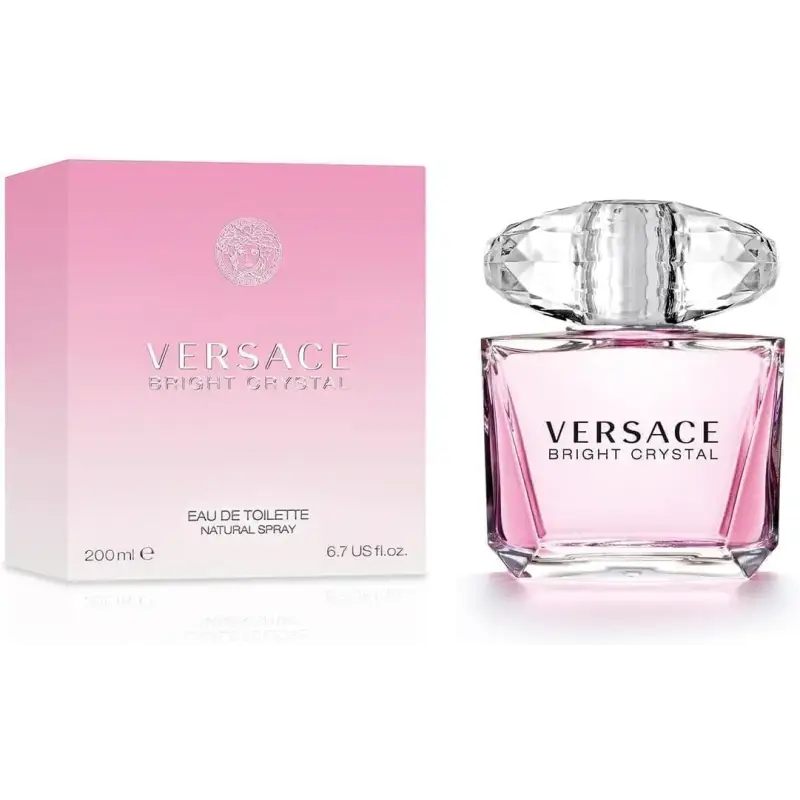 VERSACE BRIGHT CRYSTAL EAU DE TOILETTE 200ML VAPORIZADOR