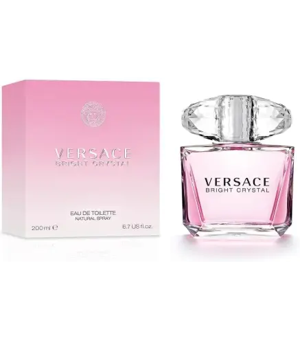 VERSACE BRIGHT CRYSTAL EAU DE TOILETTE 200ML VAPORIZADOR
