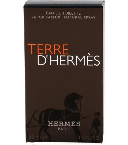 HERMES PARIS TERRE D'HERMES EAU DE TOILETTE 50ML VAPORIZADOR