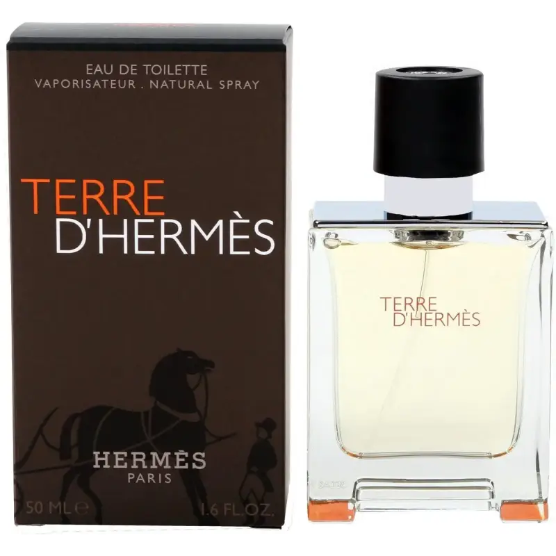 HERMES PARIS TERRE D'HERMES EAU DE TOILETTE 50ML VAPORIZADOR