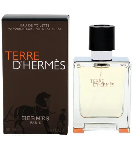 HERMES PARIS TERRE D'HERMES EAU DE TOILETTE 50ML VAPORIZADOR