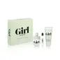 ROCHAS GIRL EAU DE TOILETTE 100ML VAPORIZADOR + LOCION CORPORAL PERFUMADA 100ML + MINIATURA EAU DE TOILETTE 7 5ML