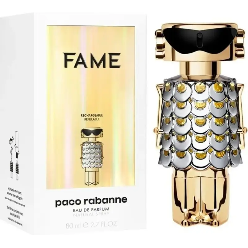 PACO RABANNE FAME EAU DE PARFUM RECARGABLE 80ML VAPORIZADOR