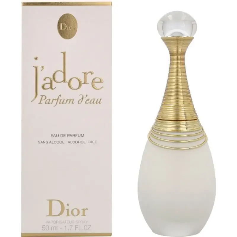 DIOR J'ADORE PARFUM D'EAU EAU DE PARFUM SIN ALCOHOL 50ML VAPORIZADOR