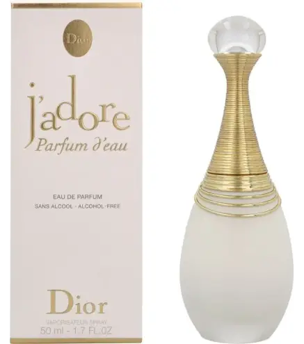 DIOR J'ADORE PARFUM D'EAU EAU DE PARFUM SIN ALCOHOL 50ML VAPORIZADOR