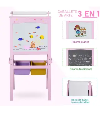 Pizarra Infantil Caballete