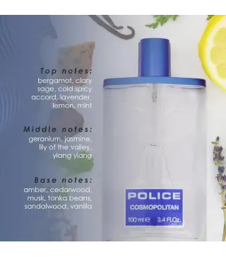 POLICE COSMOPOLITAN EAU DE TOILETTE 100ML VAPORIZADOR