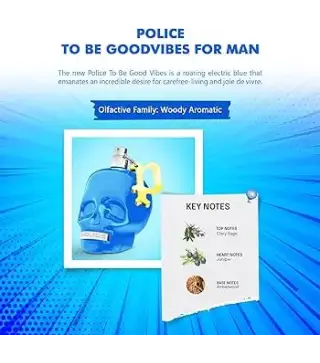 POLICE TO BE GOOD VIBES EAU DE PARFUM 125ML VAPORIZADOR