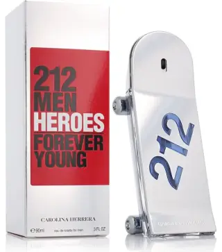 CAROLINA HERRERA 212 HERORES EAU DE TOILETTE FOREVER YOUNG 90ML
