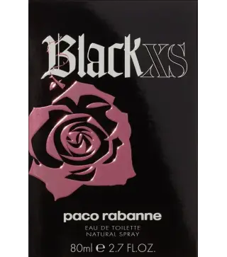 PACO RABANNE BLACK XS EAU DE TOILETTE 80ML VAPORIZADOR