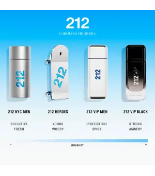 CAROLINA HERRERA 212 MEN EAU DE TOILETTE 50ML VAPORIZADOR
