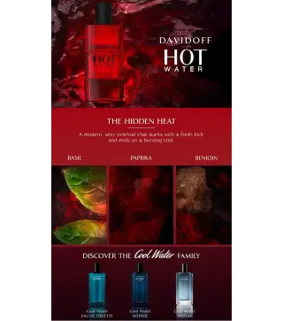 DAVIDOFF HOT WATER EAU DE TOILETTE 110ML VAPORIZADOR