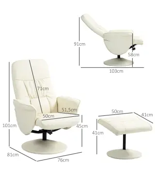 Sillón Reclinable Otomana