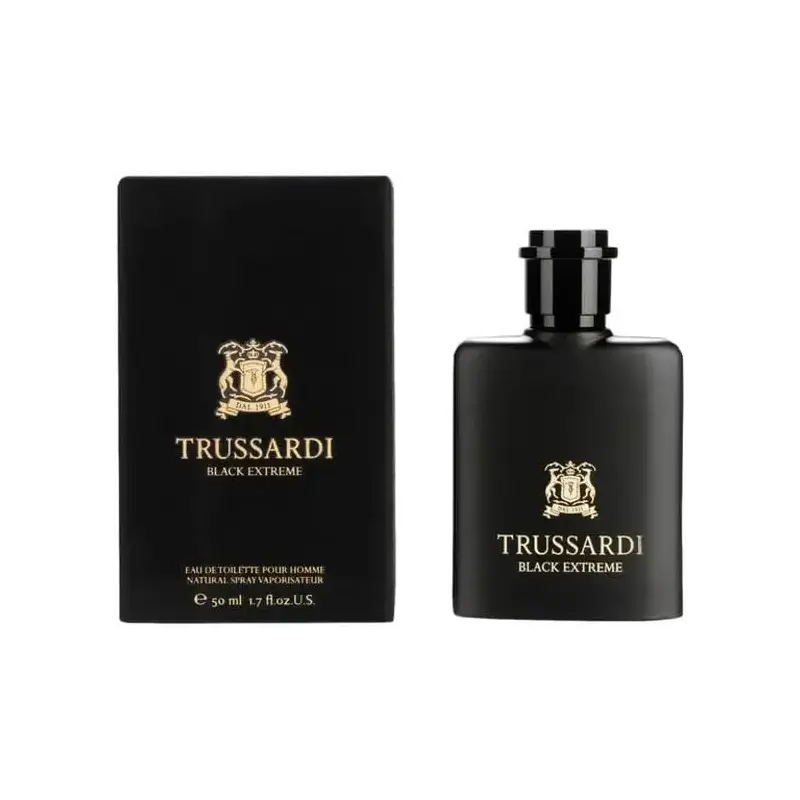 TRUSSARDI BLACK EXTREME EAU DE TOILETTE 50ML