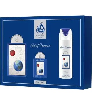LATTAFA ART OF UNIVERSE EAU DE PARFUM 100ML + DESODORANTE 200ML VAPORIZADOR + EAU DE PARFUM 20ML