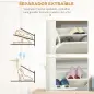 Zapatero de Entrada Recibidor con Cajones Abatibles y Estantes Ajustables para 12 Pares de Zapatos 72x26x80 cm Blanco