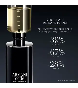 GIORGIO ARMANI ARMANI CODE EAU DE PARFUM RECARGABLE 75ML