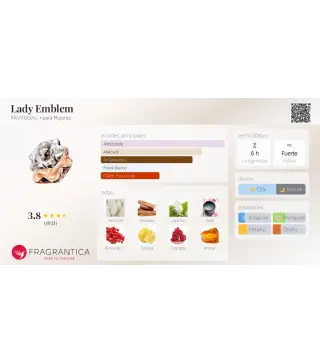 MONTBLANC EMBLEM LADY EAU DE PARFUM 75ML VAPORIZADOR