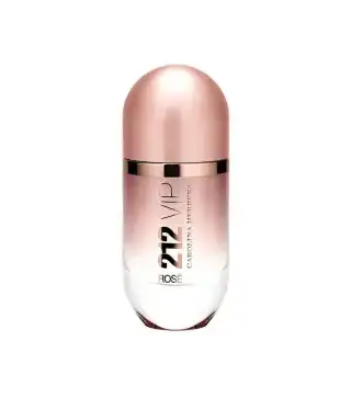 CAROLINA HERRERA 212 VIP ROSE EAU DE PARFUM 80ML VAPORIZADOR + LOCION CORPORAL PERFUMADA 1U + VIAL 10ML VAPORIZADOR