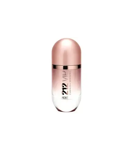 CAROLINA HERRERA 212 VIP ROSE EAU DE PARFUM 80ML VAPORIZADOR + LOCION CORPORAL PERFUMADA 1U + VIAL 10ML VAPORIZADOR