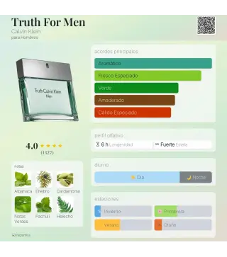 CALVIN KLEIN TRUTH EAU DE TOILETTE MEN 100ML VAPORIZADOR