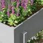 Jardinera Elevada con Estante Inferior Drenaje y Forro No Tejido para Cultivo de Plantas y Flores 100x30x70,5 cm Gris
