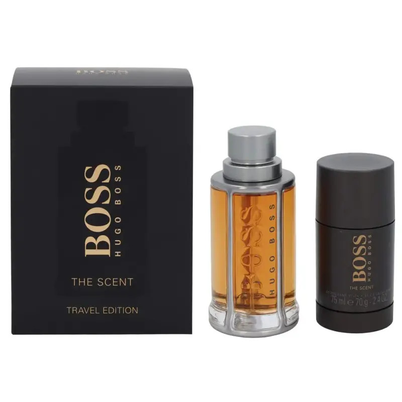 HUGO BOSS THE SCENT EAU DE TOILETTE 100ML VAPORIZADOR + DESODORANTE STICK 75ML