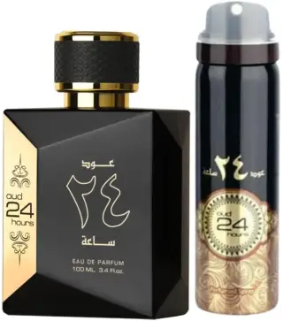 AL ZAAFARAN OUD 24 HOURS EAU DE PARFUM 100ML VAPORIZADOR + DESODORANTE 24H 50ML VAPORIZADOR