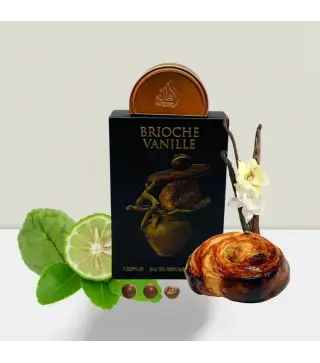 LATTAFA BRIOCHE VANILLE EAU DE PARFUM 100ML + SPRAY CORPORAL PERFUMADO 200ML VAPORIZADOR + EAU DE PARFUM 20ML
