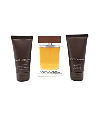 DOLCE GABBANA THE ONE POUR HOMME EAU DE TOILETTE 100ML VAPORIZADOR + BALSAMO AFTER SHAVE 50ML + GEL DE BAÑO 50ML