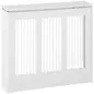 Cubierta de Radiador Blanco 90x18x84 cm Cubre Radiador de MDF Diseño Moderno Estante para Radiador Vertical para Salón Cubierta de Radiador Blanco 90x18x84 cm Cubre Radiador de MDF Diseño Moderno Estante para Radiador Vertical para Salón