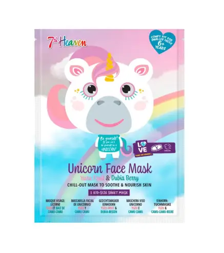 7th Heaven KIDS UNICORN MASCARILLA FACIAL 1UN