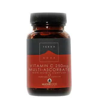 TERRA NOVA VITAMIN-C MULTI-ASCORBATE COMPLEMENTO ALIMENTICIO 50 CAPSULAS 50UN