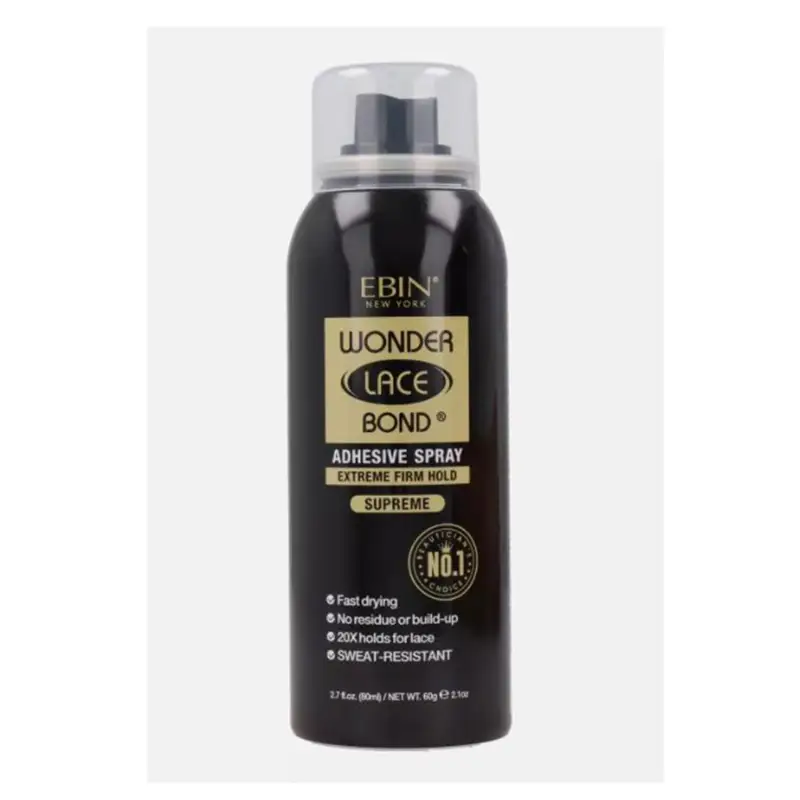 EBIN NEW YORK WONDER LACE BOND SPRAY ADHESIVE EXTREME FIRM HOLD SUPREME 80ML EBIN NEW YORK WONDER LACE BOND SPRAY ADHESIVE EXTREME FIRM HOLD SUPREME 80ML
