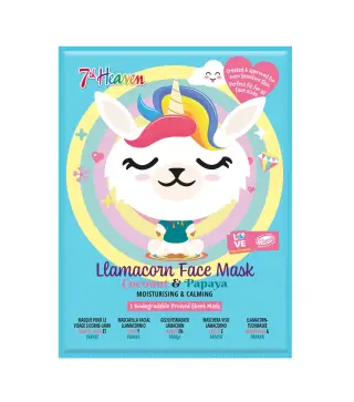 7th Heaven KIDS LLAMACORN MASCARILLA FACIAL 1UN
