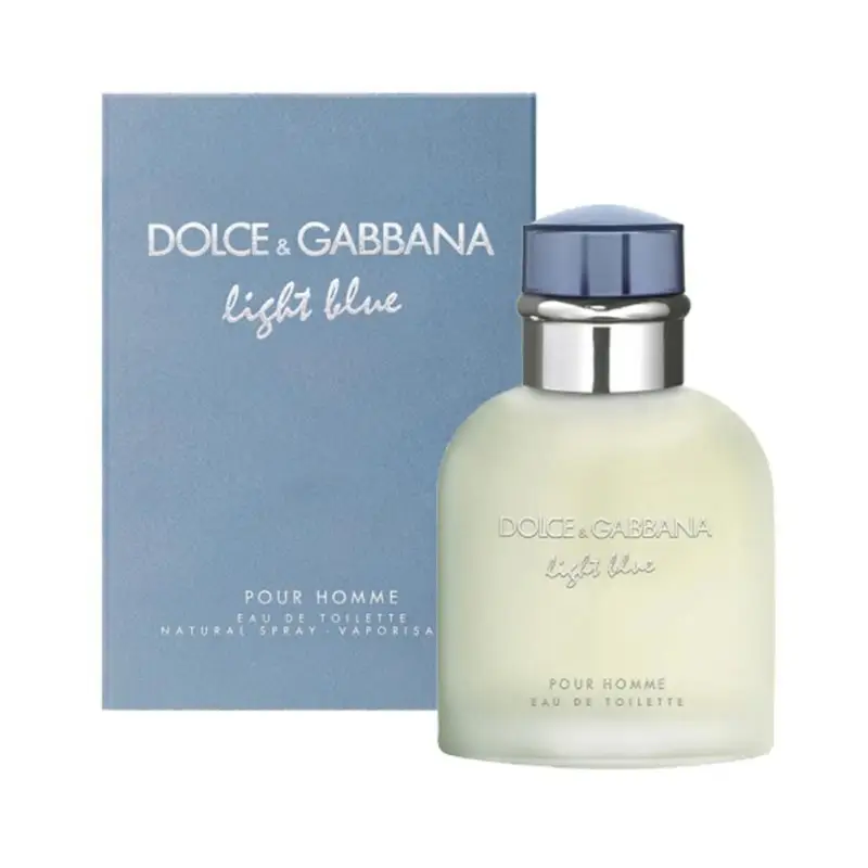 DOLCE GABBANA LIGHT BLUE EAU DE TOILETTE POUR HOMME 75ML VAPORIZADOR