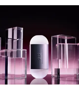 CAROLINA HERRERA 212 EAU DE TOILETTE 100ML VAPORIZADOR + LOCION CORPORAL PERFUMADA 1U + VIAL 10ML VAPORIZADOR