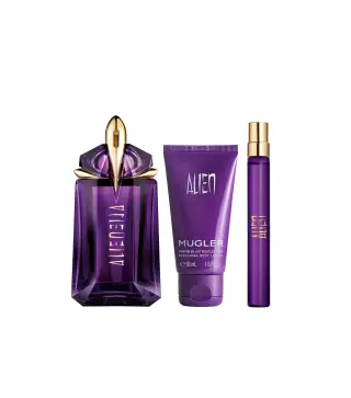 THIERRY MUGLER ALIEN EAU DE PARFUM 60ML VAPORIZADOR + LOCION CORPORAL 50ML + MINIATURA EAU DE PARFUM 10ML VAPORIZADOR
