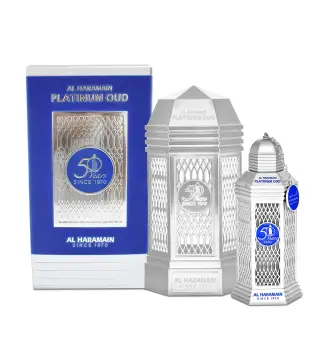 AL HARAMAIN PLATINUM OUD EAU DE PARFUM 50 YEARS 100ML VAPORIZADOR