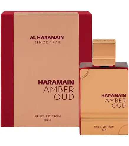 AL HARAMAIN AMBER OUD EAU DE PARFUM RUBY EDITION 120ML VAPORIZADOR