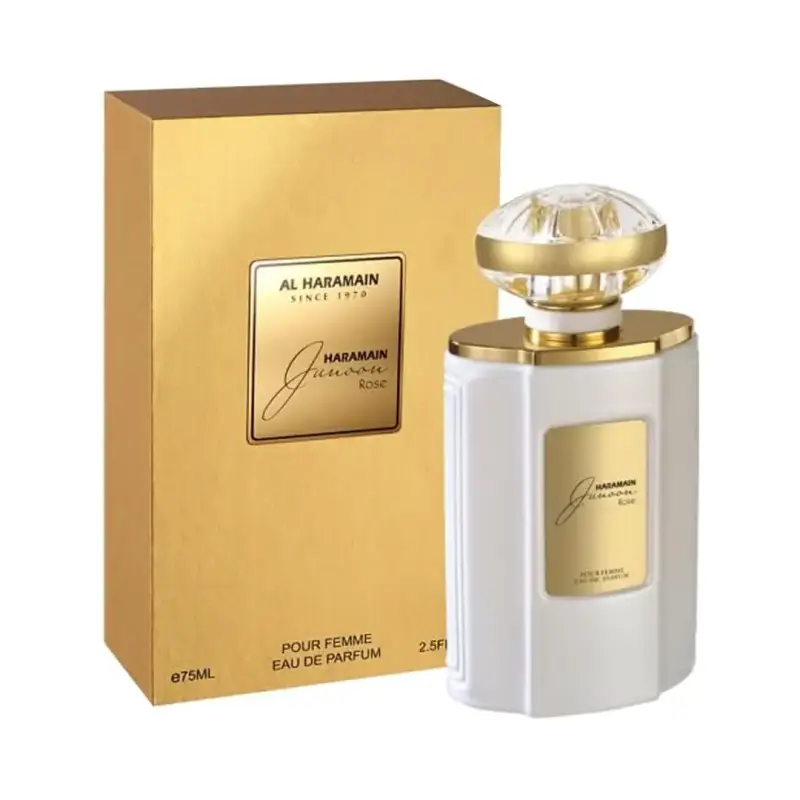 AL HARAMAIN JUNOON ROSE EAU DE PARFUM POUR FEMME 75ML VAPORIZADOR